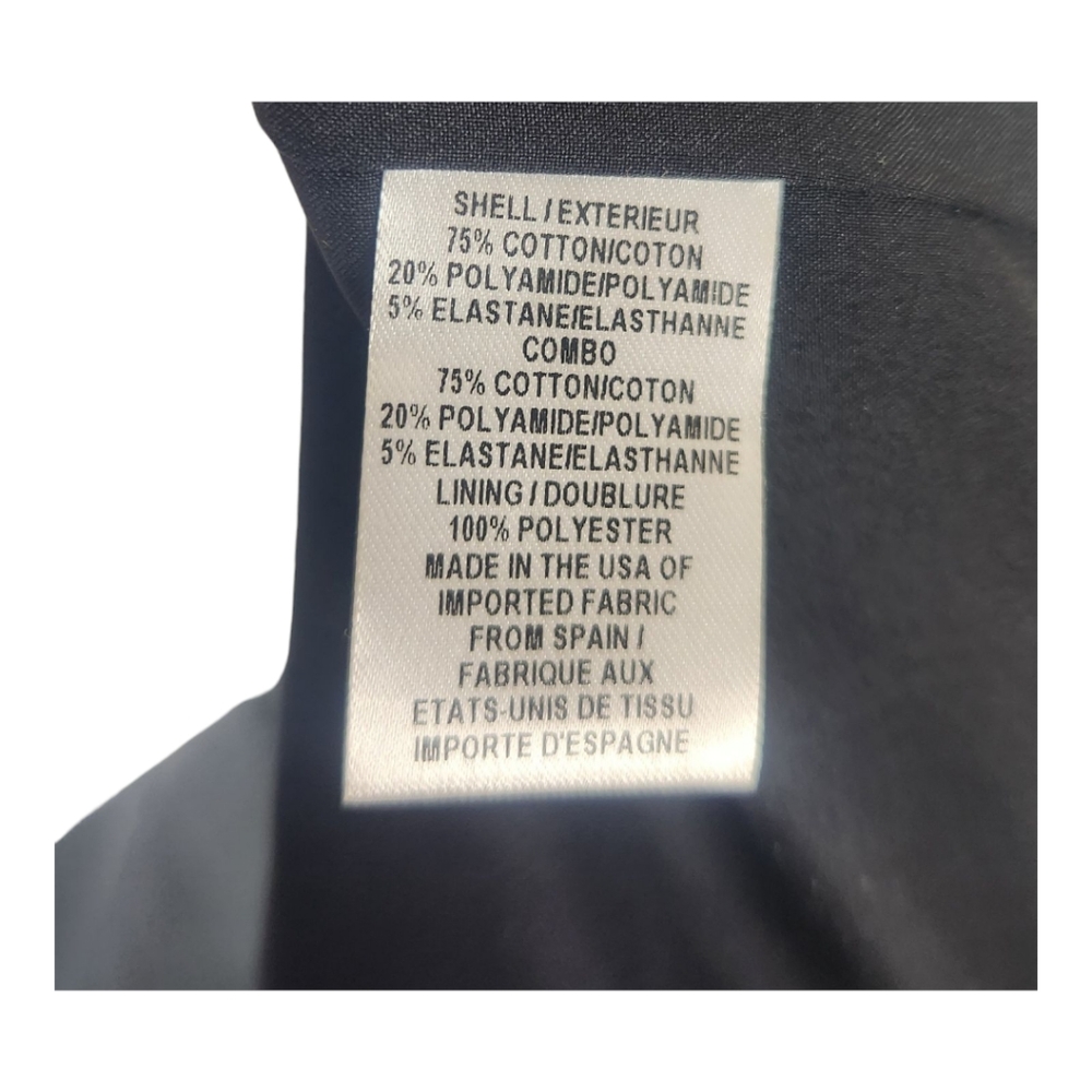MILLY Deni Mini Dress 10 Black Poplin Flutter Sleeve Plunge Neckline Party - Picture 10 of 11